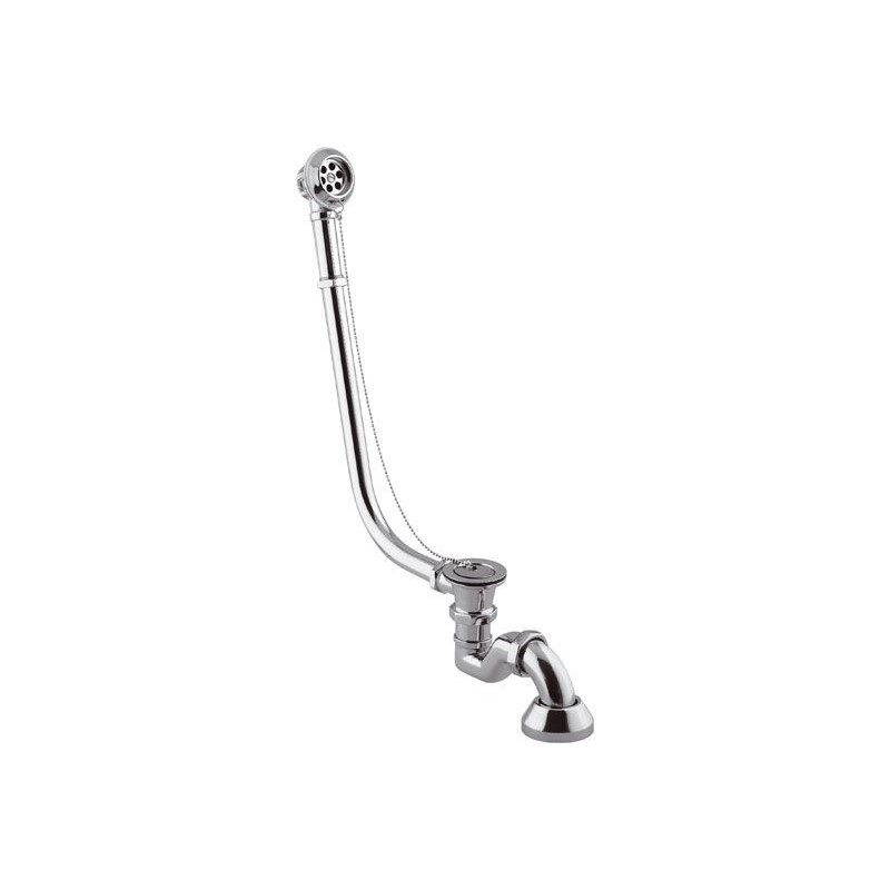 Daniel badafvoer met koperen sifonbuis en klikwaste voor klassieke badkamerinrichting 3