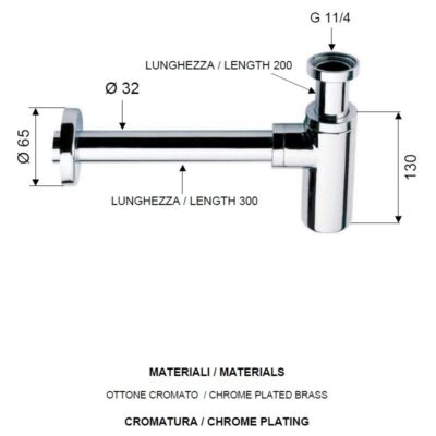 Daniel minimal bekersifon messing 1×1/4 voor wastafels 15 kleuropties duurzame badkameraccessoire 4