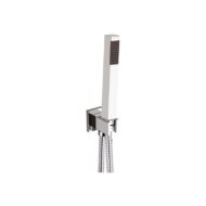 Daniel Universeel handdoucheset messing 1-functie met flexibele slang en vierkante rozet Daniel Universeel handdoucheset messing 1-functie met flexibele slang en vierkante rozet