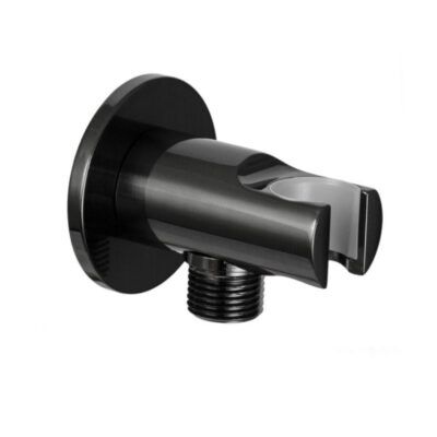 Daniel serie handdouchehouder met aansluiting rond messing 15 kleuropties 6