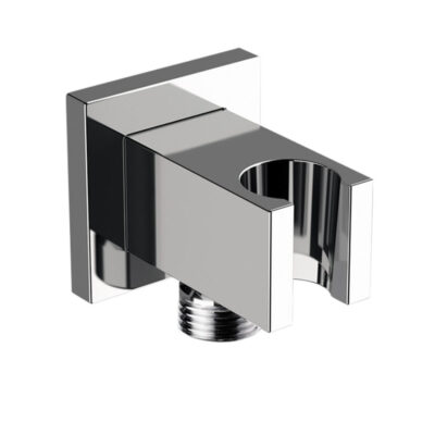 Daniel vierkante handdouchehouder met aansluiting messing met stopmengkraan en 15 kleuropties opties 5