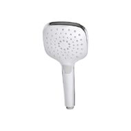 Daniel handdouche 3-functie met antikalk en siliconen jets in chroom 25cm ABS