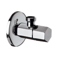 Daniel hoekstopmengkraan chroom hexagonaal 1/2×3/8