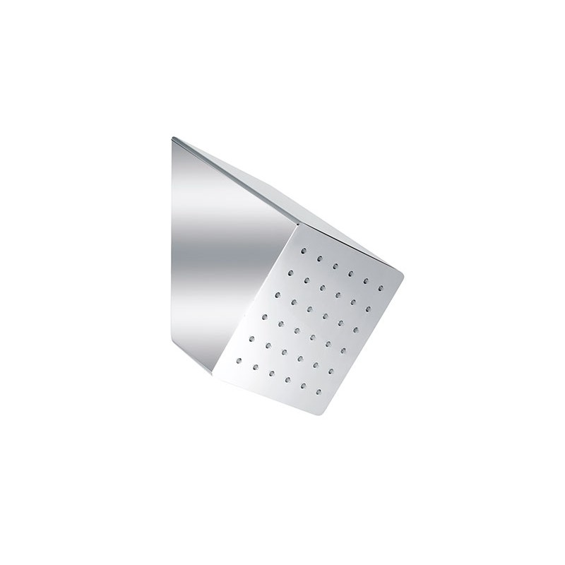 Daniel spotjes regendouchekop 255x155cm chroom vierkant met bevestigingshoek 40° 3