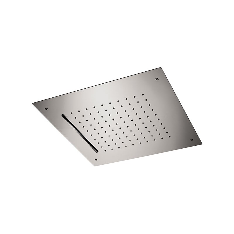 Daniel inbouw regendouchekop 43x43cm met waterval en anti-kalksysteem