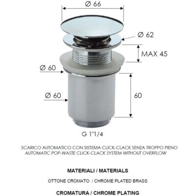 Daniel clickwaste hoog rond afdek zonder overloop 1×1/4 15 kleuropties stijlvol 4