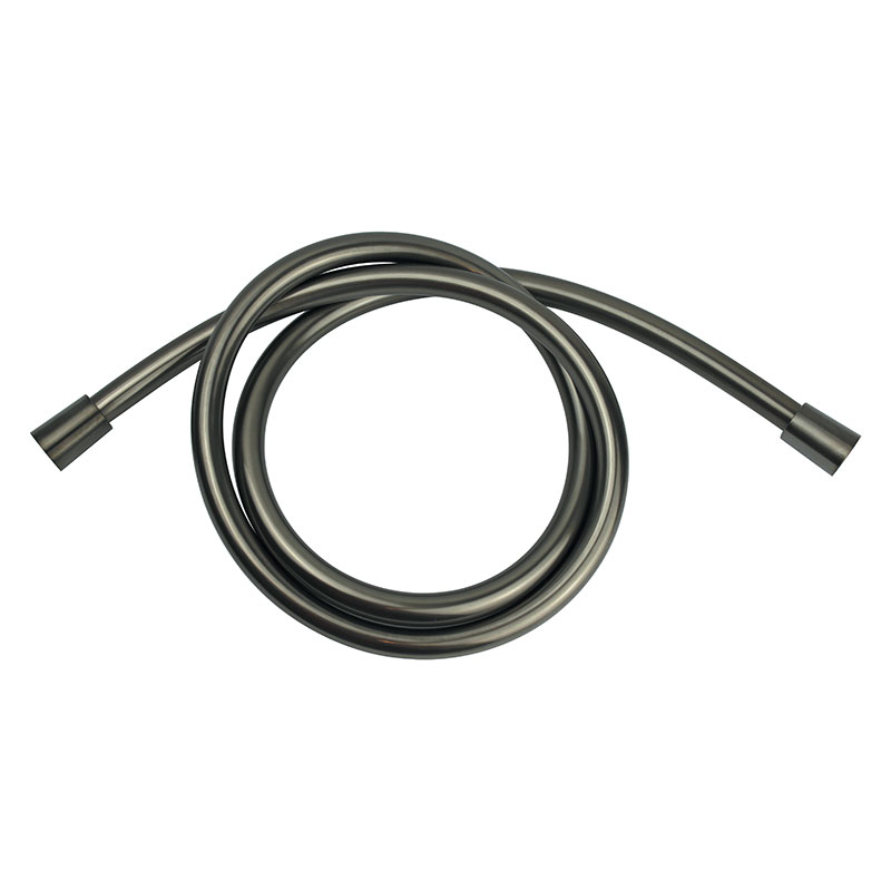 Daniel doucheslang flexibel 150cm conisch zwart-chroom geborsteld PVC veilig en stijlvol 3