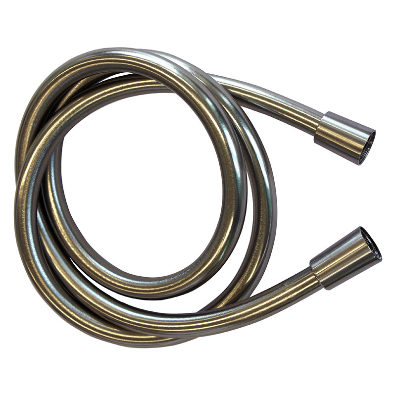 Daniel doucheslang flexibel 150cm conische aansluiting nikkel geborsteld PVC 3 Daniel doucheslang flexibel 150cm conische aansluiting nikkel geborsteld PVC 3