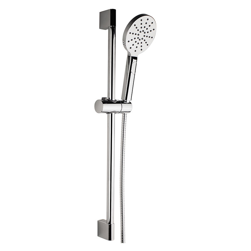 Daniel glijstangcombinatie 69cm met 3-functie handdouche en flexibele doucheslang chroom 3 Daniel glijstangcombinatie 69cm met 3-functie handdouche en flexibele doucheslang chroom 3