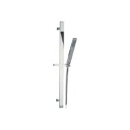 Daniel Luxe glijstangcombinatie 70cm messing met chroom afwerking en staafhanddouche