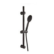 Daniel Glijstangcombinatie 70cm met 3-functie handdouche en flexibele doucheslang mat zwart Daniel Glijstangcombinatie 70cm met 3-functie handdouche en flexibele doucheslang mat zwart