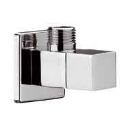 Daniel hoekstopmengkraan vierkant chroom 1/2×10