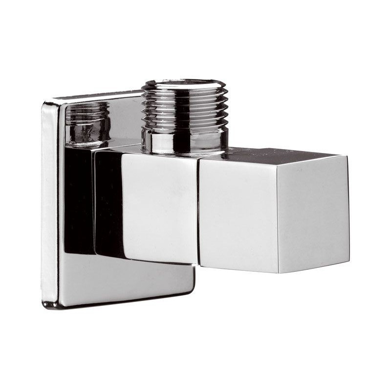 Daniel hoekstopmengkraan vierkant chroom 1/2×10 3 Daniel hoekstopmengkraan vierkant chroom 1/2×10 3
