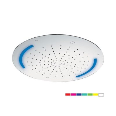 Daniel Tokyo inbouw regendouche met ultra dunne Ø55cm hoofddouche en LED-verlichting chroom 8