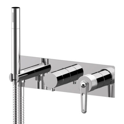 Daniel Brooklyn inbouw regendouche Ø30cm messing met mechanische omstelling en 15 kleuropties 5