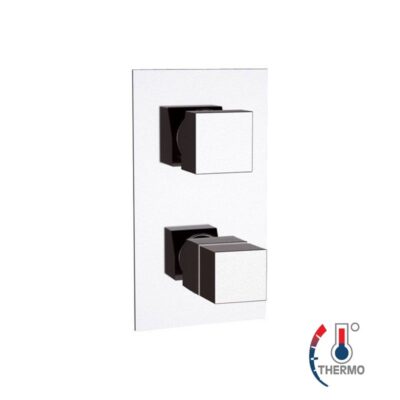 Daniel Skyline inbouw regendouche set – thermostatisch – vierkant – messing – luxe 50x20cm 5