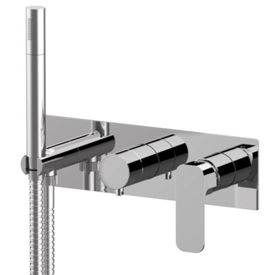 Daniel Tiara inbouw regendouche met mechanische omstelling en keramische cartridge 50x20cm 5