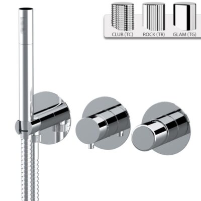 Daniel Trilogy inbouw regendouche Ø30cm met mechanische omsteller en 15 kleuropties 12 Daniel Trilogy inbouw regendouche Ø30cm met mechanische omsteller en 15 kleuropties 12