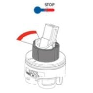 Daniel Omega Green inbouw bidetmengkraan met vleugelgreep en waterbesparende functies 35