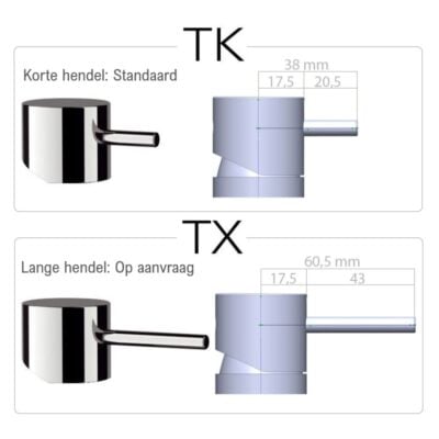 Daniel Tokyo inbouw mengkraan 17cm met staafgreep en keramische cartridge Mat-zwart – Sale 5