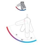 Daniel Omega Green inbouw bidetmengkraan met vleugelgreep en waterbesparende functies 33