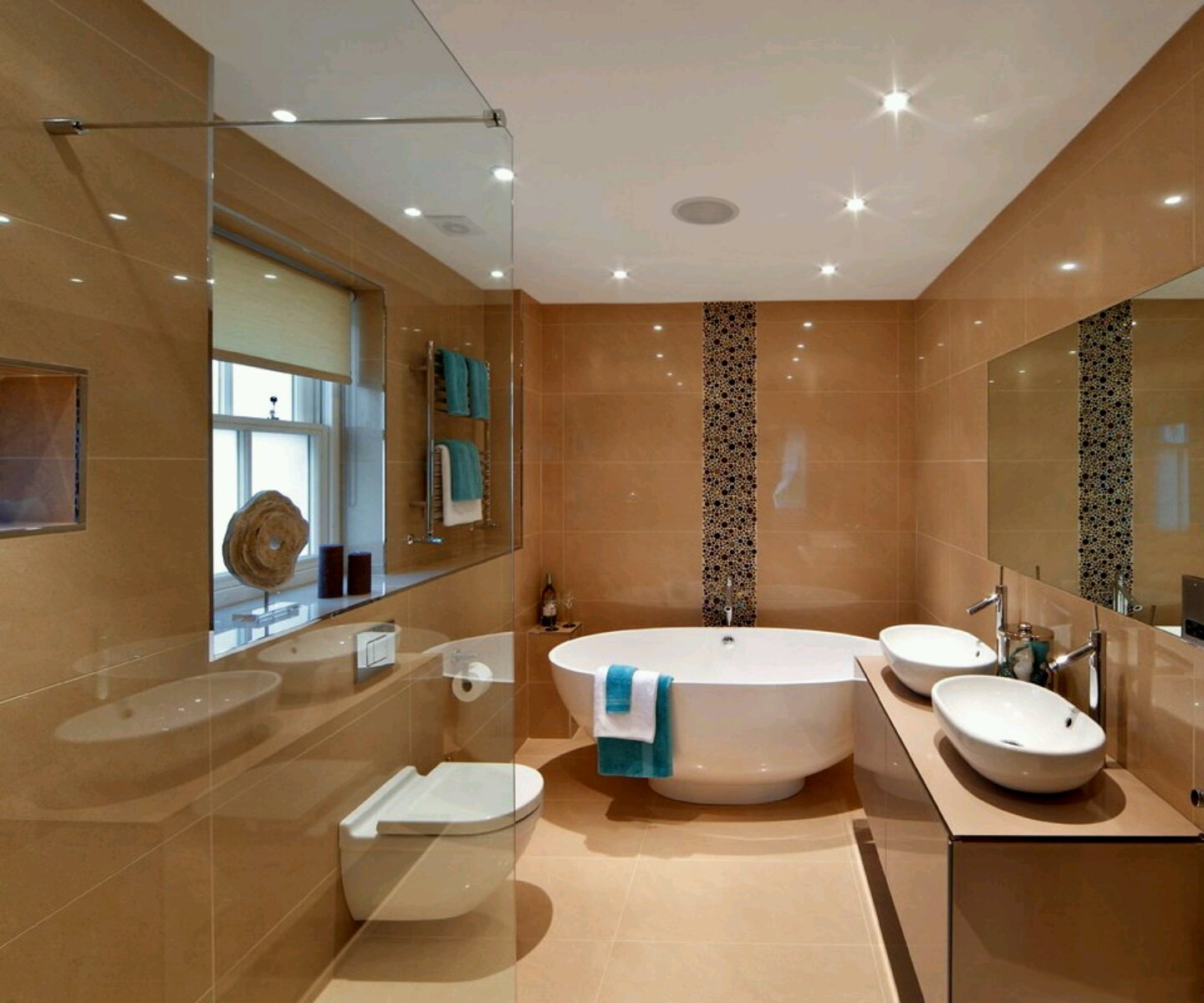Luxury modern bathrooms designs decoration ideas. (4)