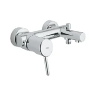 Grohe Concetto eengreeps badmengkraan wandmontage met omstel chroom duurzame functies 32211001 Grohe Concetto eengreeps badmengkraan wandmontage met omstel chroom duurzame functies 32211001