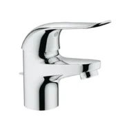 Grohe EuroEco Special eengreeps wastafelmengkraan chroom met temperatuurbegrenzer en laminairstraal 32763000