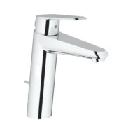 GROHE Eurodisc Cosmopolitan eengreeps wastafelmengkraan chroom met EcoJoy en SilkMove technologie 23448002