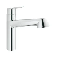 Grohe Eurodisc Cosmopolitan eengreeps keukenmengkraan met uittrekbare spoeldouche chroom 32257002 55 Grohe Eurodisc Cosmopolitan eengreeps keukenmengkraan met uittrekbare spoeldouche chroom 32257002 55
