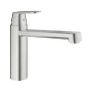 Grohe Eurosmart Cosmopolitan eengreeps spoelbakmengkraan supersteel met zwenkbare uitloop 30193DC0 Grohe Eurosmart Cosmopolitan eengreeps spoelbakmengkraan supersteel met zwenkbare uitloop 30193DC0