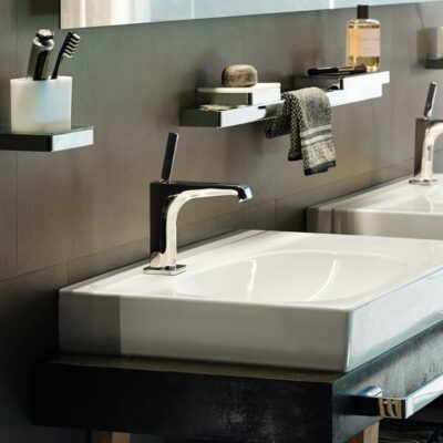 AXOR Citterio E wastafelkraan 125 met altijd open afvoer chroom 36101000 7 AXOR Citterio E wastafelkraan 125 met altijd open afvoer chroom 36101000 7