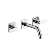 AXOR Citterio M tweegreeps inbouw wastafelmengkraan met EcoSmart met altijd open afvoer chroom 34313000 AXOR Citterio M tweegreeps inbouw wastafelmengkraan met EcoSmart met altijd open afvoer chroom 34313000