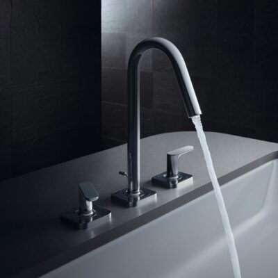 AXOR Citterio M wastafelkraan met EcoSmart met trekstang-afvoergarnituur chroom 34133000 5