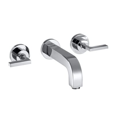 AXOR Citterio tweegreeps inbouw wastafelmengkraan met EcoSmart met altijd open afvoer chroom 39147000 5