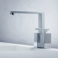AXOR Edge wastafelkraan 190 met EcoSmart met afsluitbare afvoerplug push open chroom 46021000 AXOR Edge wastafelkraan 190 met EcoSmart met afsluitbare afvoerplug push open chroom 46021000