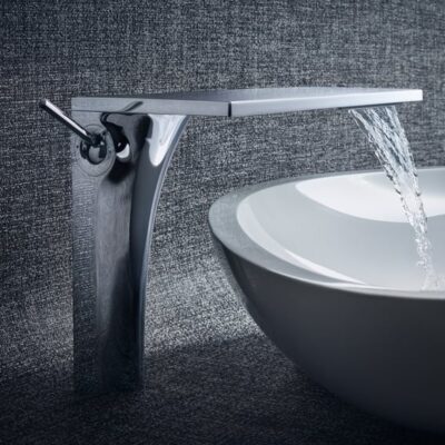 AXOR Massaud wastafelkraan 220 met verhoogde kraanlichaam met EcoSmart met altijd open afvoer chroom 18020000 4 AXOR Massaud wastafelkraan 220 met verhoogde kraanlichaam met EcoSmart met altijd open afvoer chroom 18020000 4