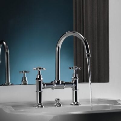 AXOR Montreux wastafelkraan 200 met EcoSmart met trekstang-afvoergarnituur chroom 16510000 7