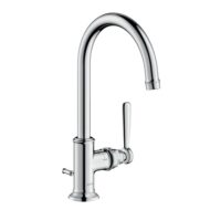 AXOR Montreux wastafelkraan 210 met EcoSmart met trekstang-afvoergarnituur chroom 16517000