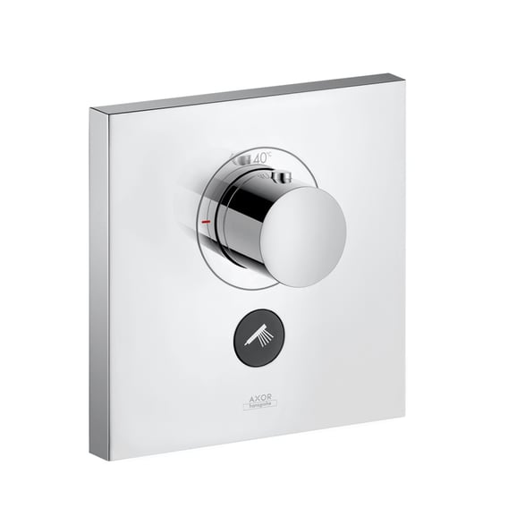 AXOR ShowerSelect Square Highflow thermostaat voor douche 1 verbruiker chroom 36716000 3 AXOR ShowerSelect Square Highflow thermostaat voor douche 1 verbruiker chroom 36716000 3