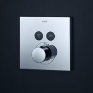 AXOR ShowerSelect Square thermostaat voor bad & douche 2 verbruikers chroom 36715000