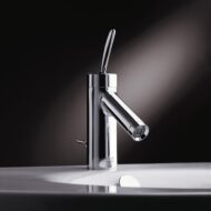 AXOR Starck Classic wastafelkraan 70 met EcoSmart met trekstang-afvoergarnituur chroom 10010000 AXOR Starck Classic wastafelkraan 70 met EcoSmart met trekstang-afvoergarnituur chroom 10010000