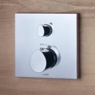AXOR Starck Organic thermostaat voor bad & douche 2 verbruikers chroom 12716000 AXOR Starck Organic thermostaat voor bad & douche 2 verbruikers chroom 12716000