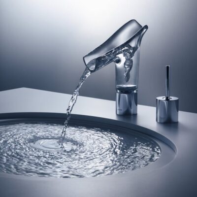 AXOR Starck V wastafelkraan 110 met EcoSmart met altijd open afvoer chroom 12115000 5