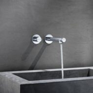 AXOR Uno eengreeps inbouw wastafelmengkraan met EcoSmart met altijd open afvoer chroom 45113000 AXOR Uno eengreeps inbouw wastafelmengkraan met EcoSmart met altijd open afvoer chroom 45113000