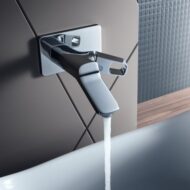 AXOR Urquiola eengreeps inbouw wastafelmengkraan met EcoSmart met altijd open afvoer chroom 11026000 AXOR Urquiola eengreeps inbouw wastafelmengkraan met EcoSmart met altijd open afvoer chroom 11026000