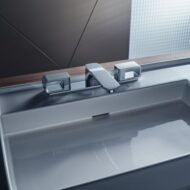 AXOR Urquiola wastafelkraan 50 met EcoSmart met trekstang-afvoergarnituur chroom 11040000 AXOR Urquiola wastafelkraan 50 met EcoSmart met trekstang-afvoergarnituur chroom 11040000