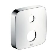 AXOR verlengrozet 2-gats met markering 0/1/2 chroom 14973000