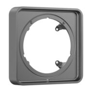 AXOR verlengrozet softcube verlenging 22 mm zwart chroom geborsteld 13643340