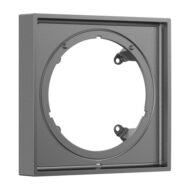 AXOR verlengrozet vierkant verlenging 22 mm zwart chroom geborsteld 13645340